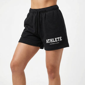Athlete Powered by Jesus Premium Track Shorts - Black