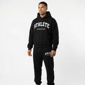 Athlete Powered by Jesus Premium Hoodie - Black