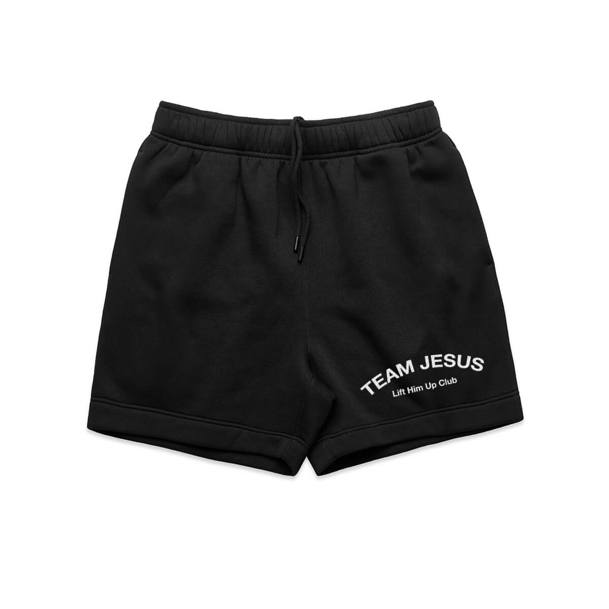 Team Jesus Premium Track Shorts - Black