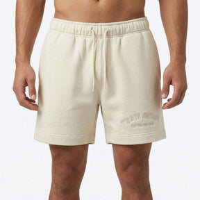 Team Jesus Premium Track Shorts - Bone