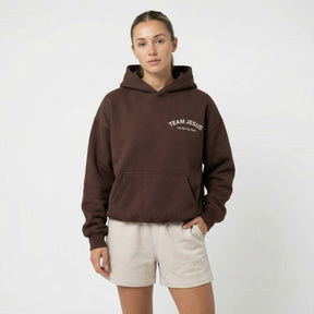 Team Jesus Premium Hoodie - Chocolate