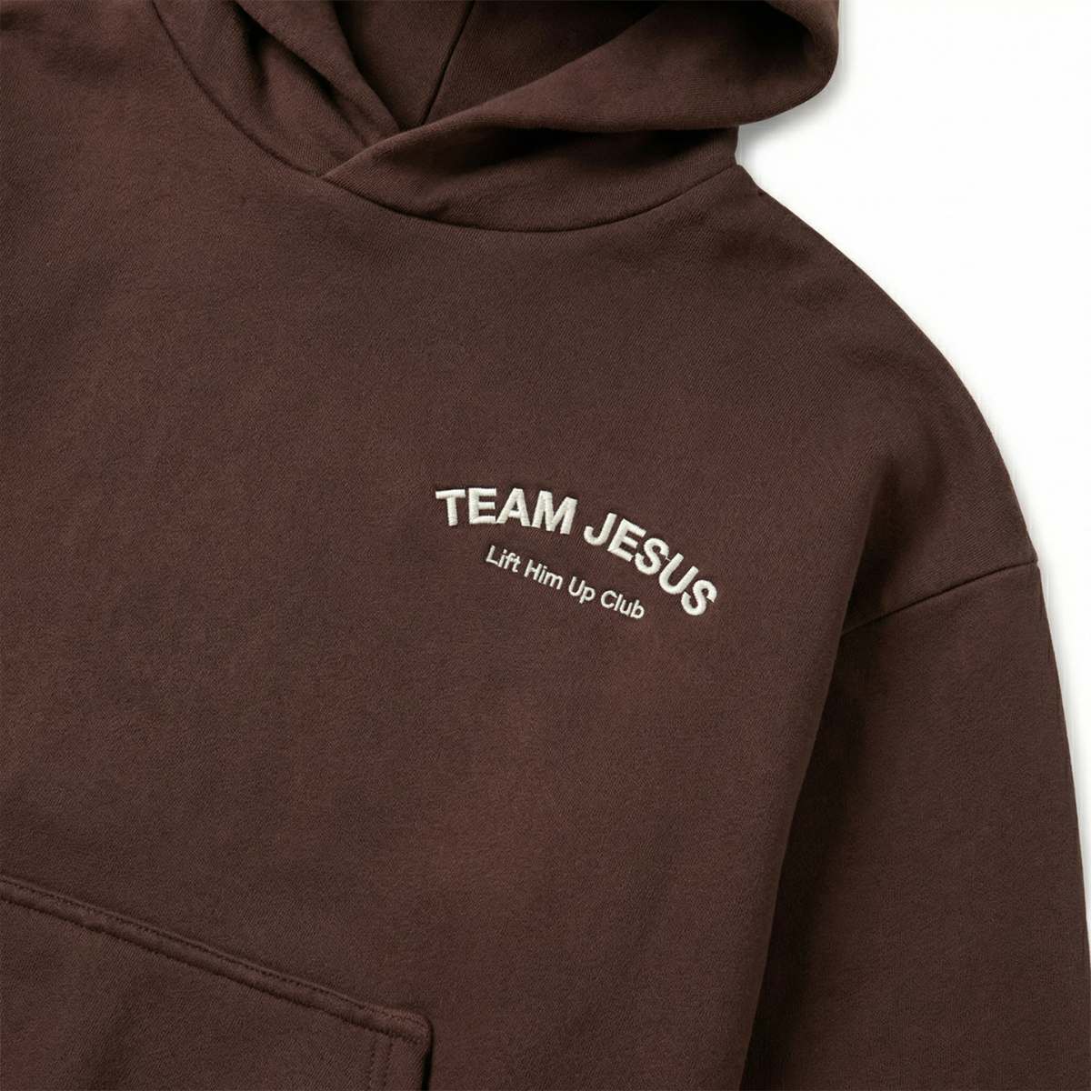 Team Jesus Premium Hoodie - Chocolate