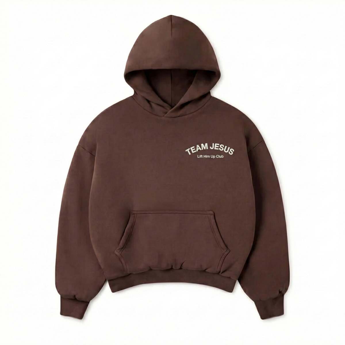 Team Jesus Premium Hoodie - Chocolate