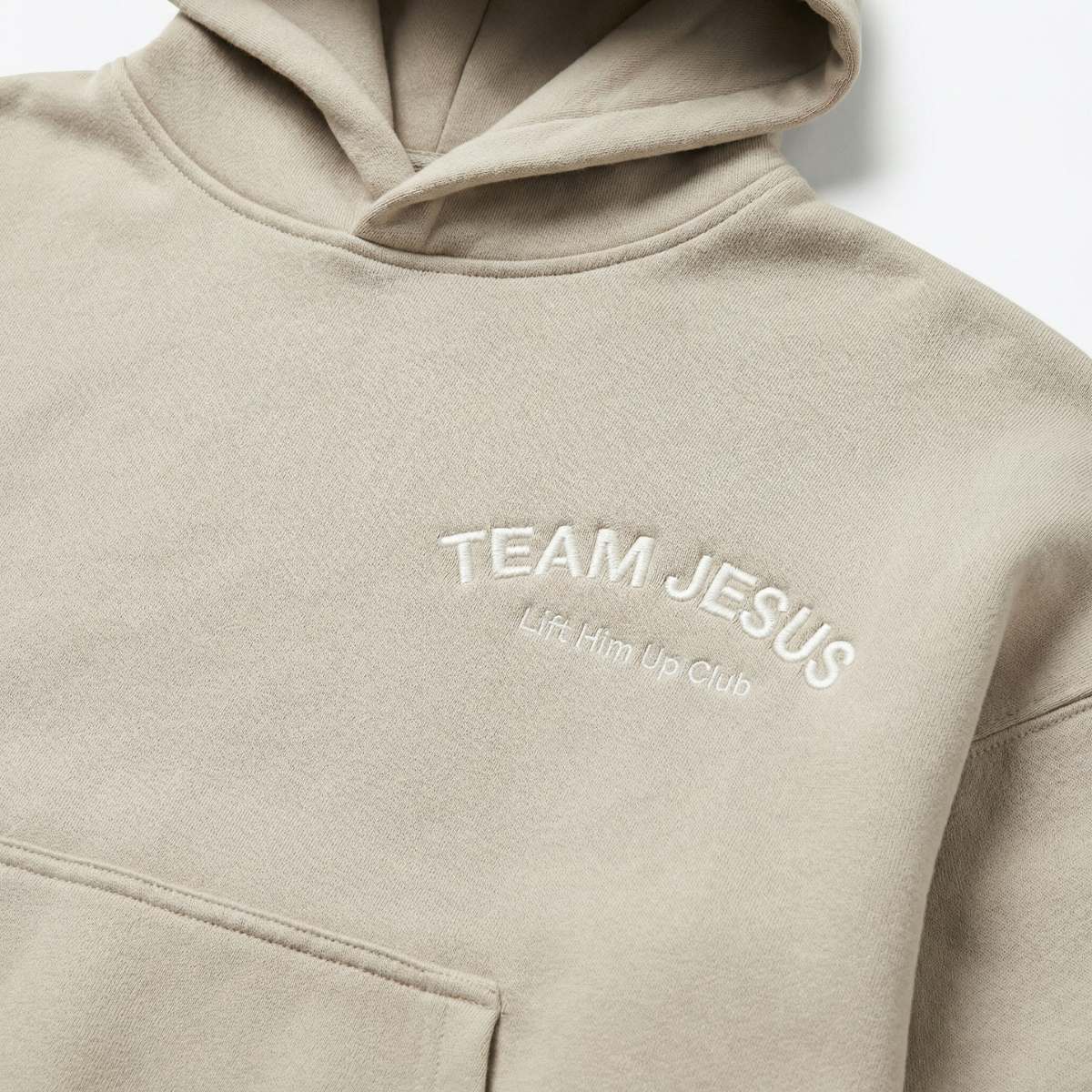 Team Jesus Premium Hoodie - Bone