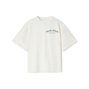 Team Jesus Oversized Heavy T-shirt - White