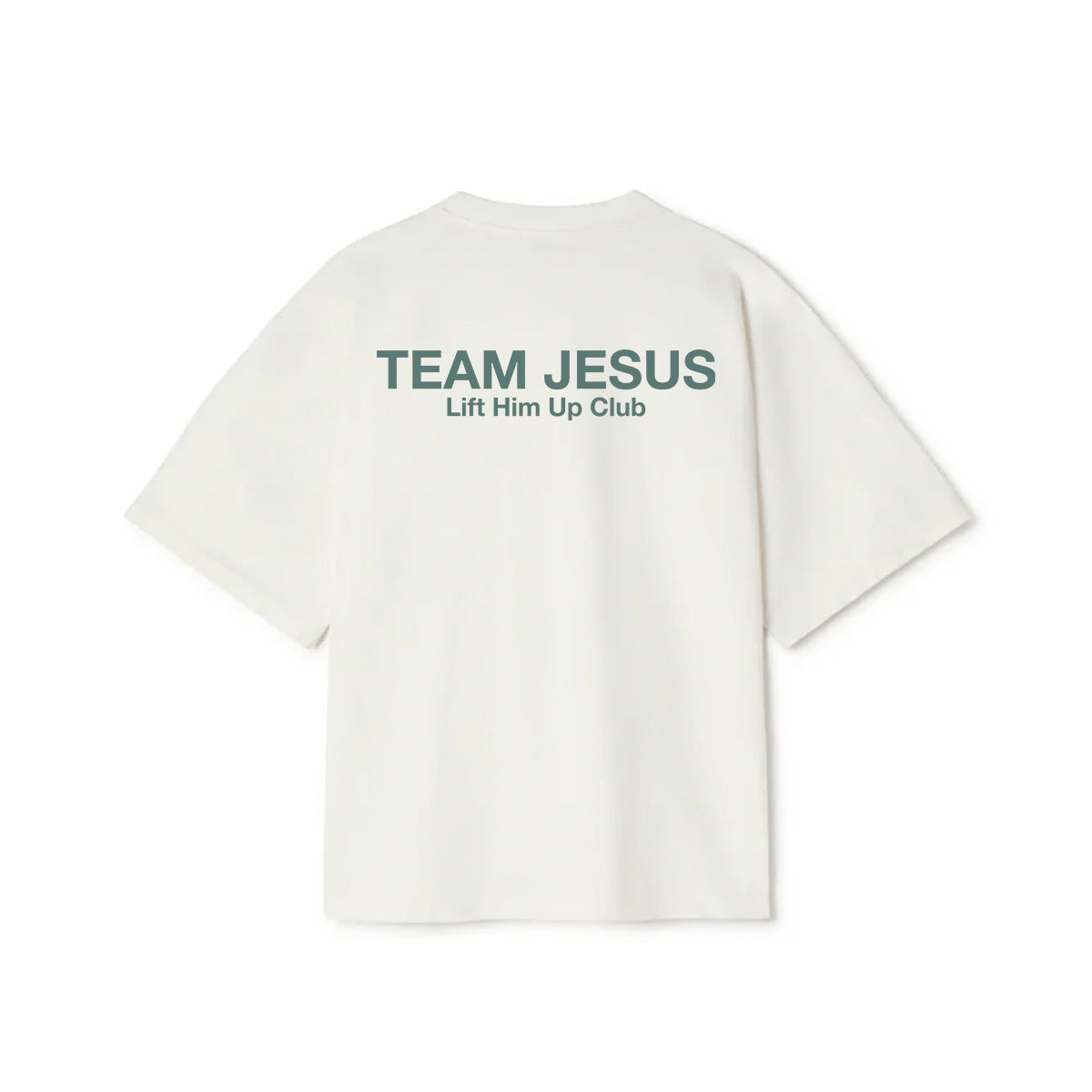 Team Jesus Oversized Heavy T-shirt - White