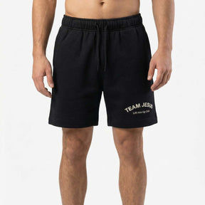 Team Jesus Premium Track Shorts - Black