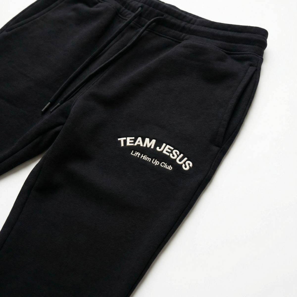 Team Jesus Track Pants - Black