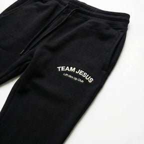 Team Jesus Track Pants - Black
