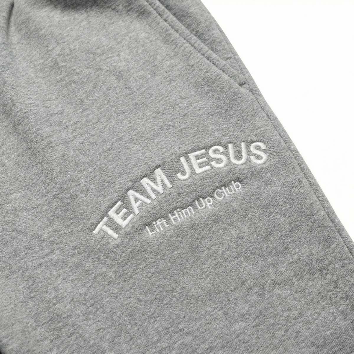 Team Jesus Track Pants - Sports Grey