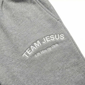 Team Jesus Track Pants - Sports Grey