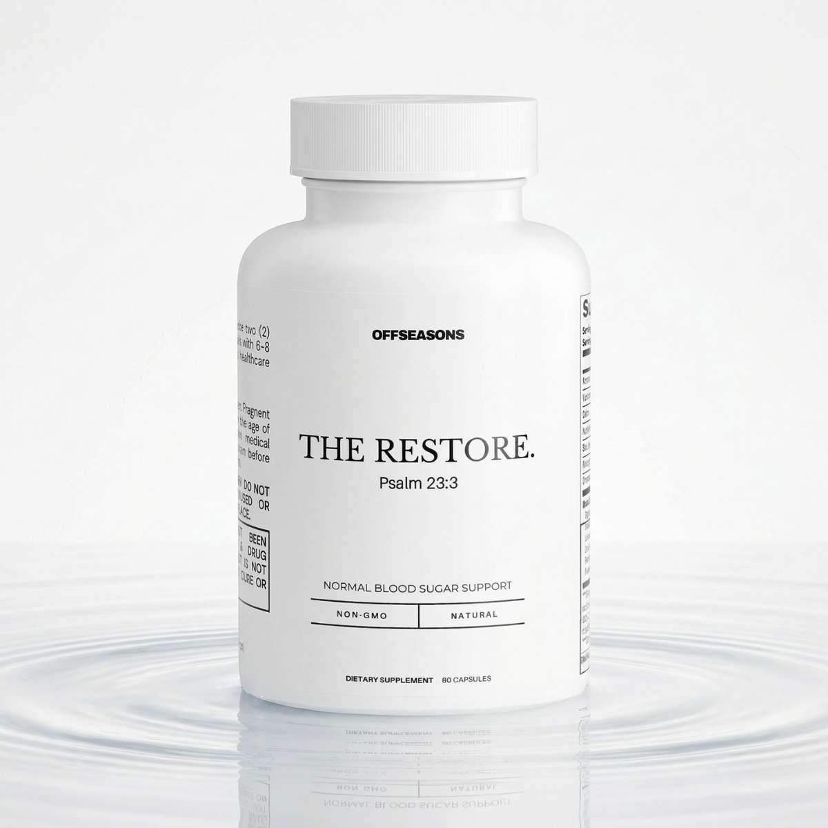 THE RESTORE. Metabolic & Glucose Support After Indulgence