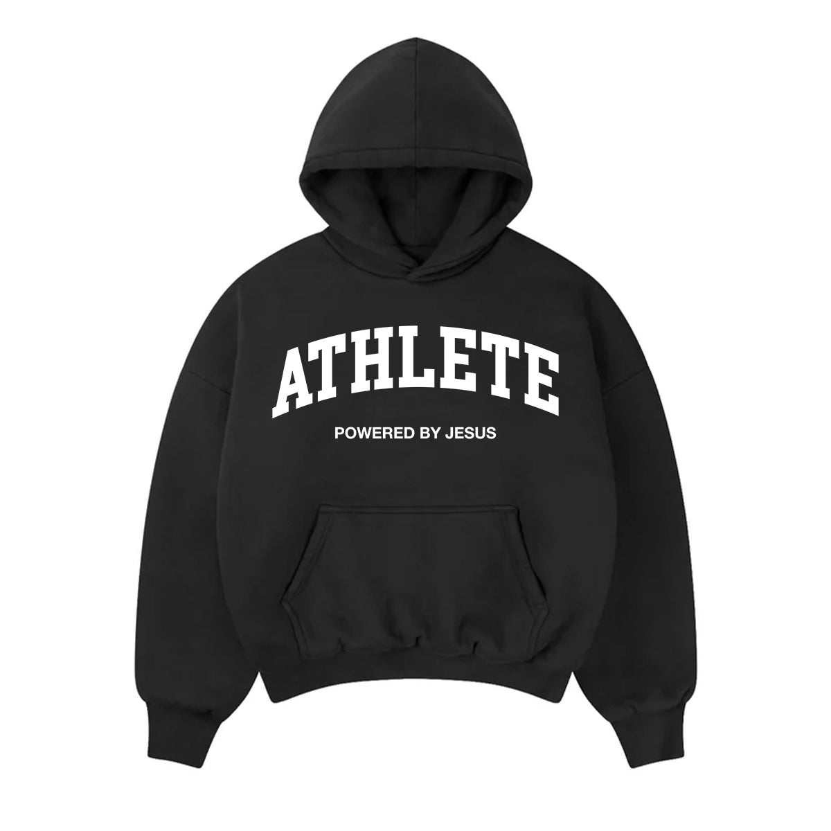 Athlete Powered by Jesus Premium Hoodie - Black