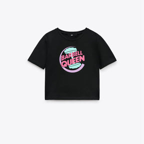 Barbell Queen Crop Top