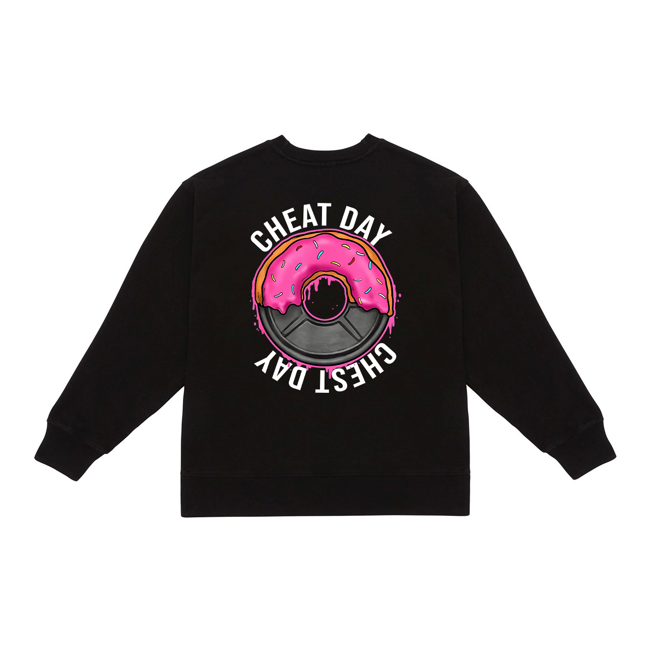 Donut Cheat or Chest Day Heavyweight Sweater