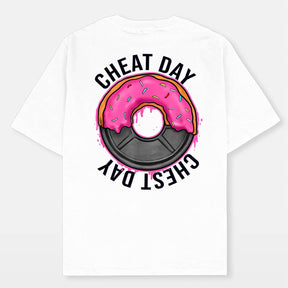 Donut Cheat or Chest Day Oversized T-Shirt