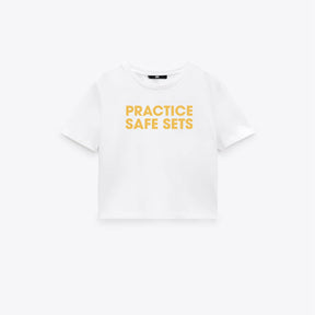 Practice Safe Sets Crop Top